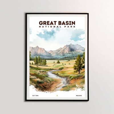 Great Basin National Park Poster, Travel Art, Office Poster, Home Decor | S8 - image1